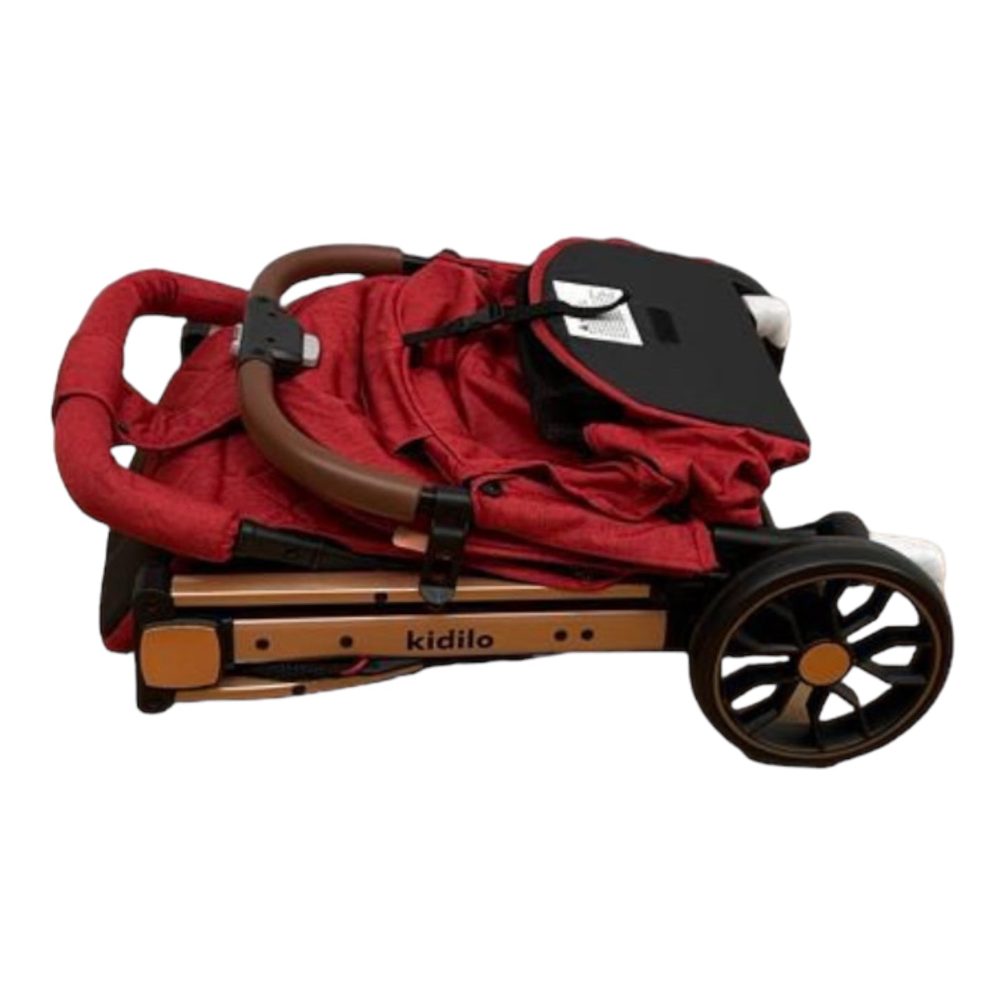 Carucior sport, cu inchidere compacta, sistem troller, pozitie somn  ROSU