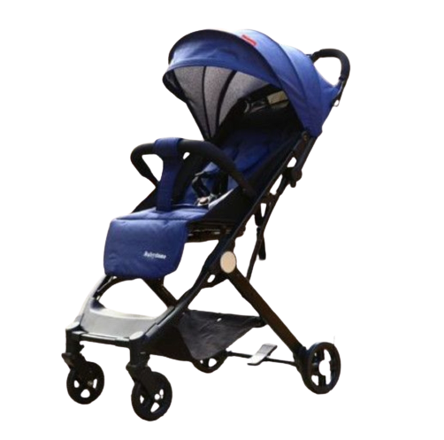 Carucior sport cu inchidere compacta tip troller, poziti4 somn confortabila  usor si practic ,culoare albastru